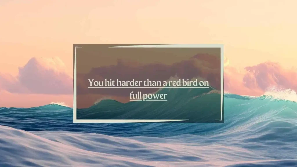 Angry Birds Pick Up Lines 