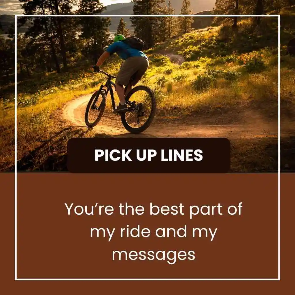Bike Cyclist Pick Up Lines