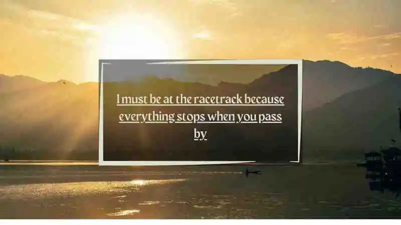 Horse Racing Pick Up Lines