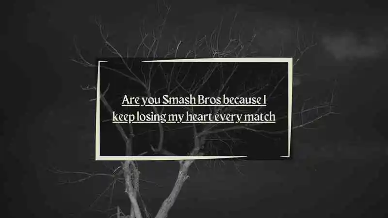 Smash Bros Pick Up Lines 