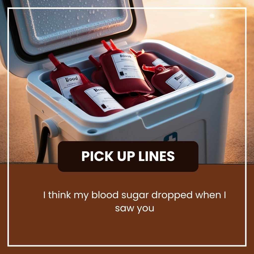 Blood Pick Up Lines