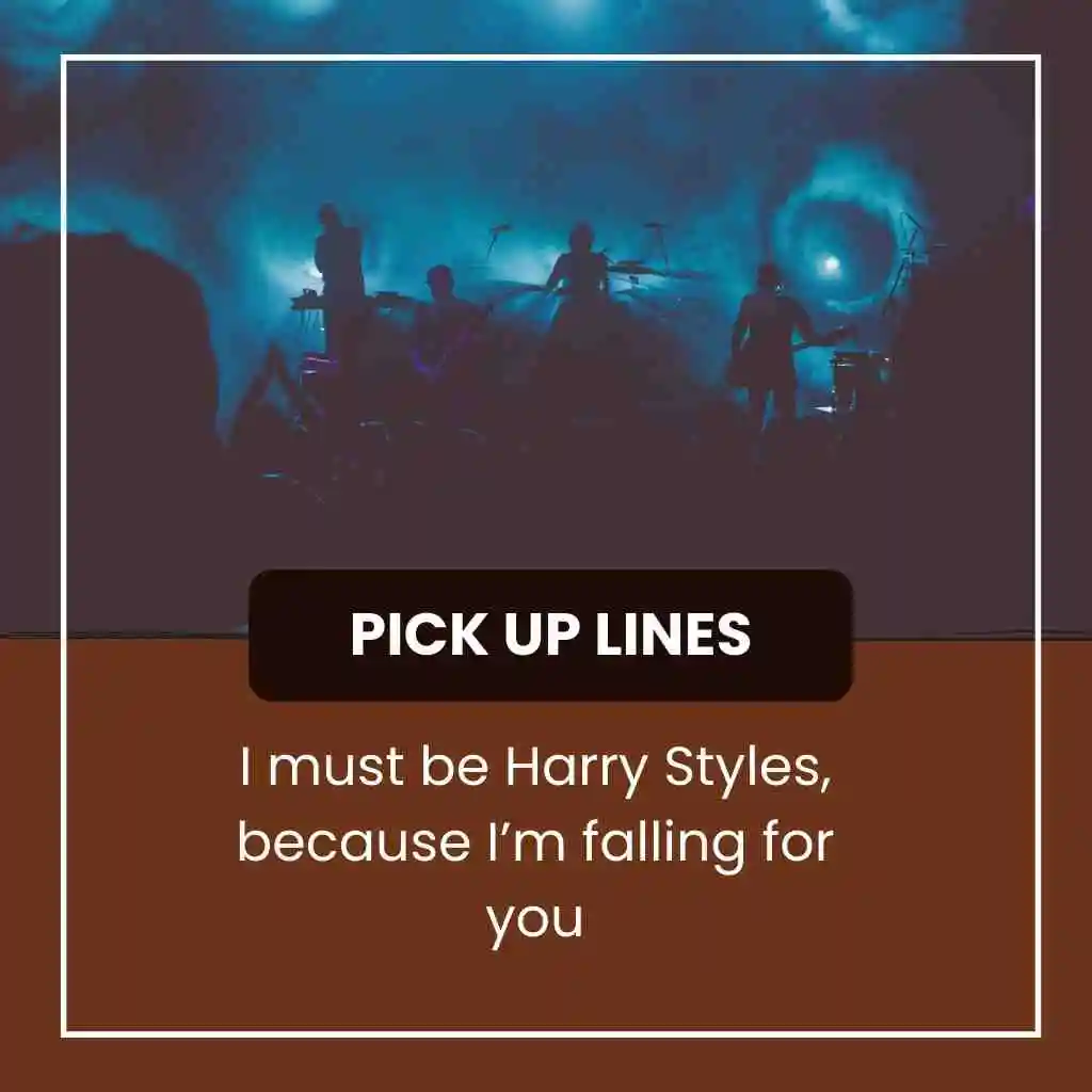 boy bands pick up lines
