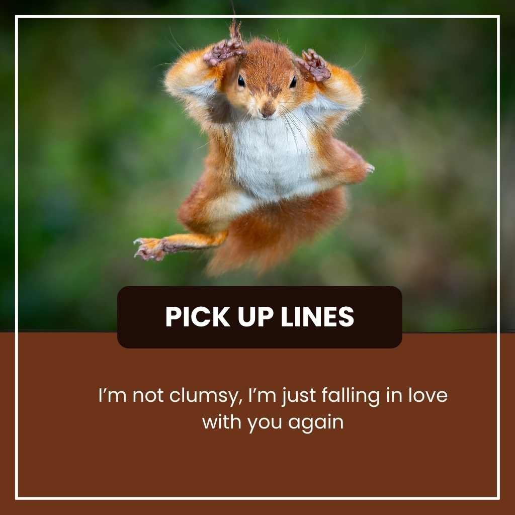 Falling Pick Up Lines