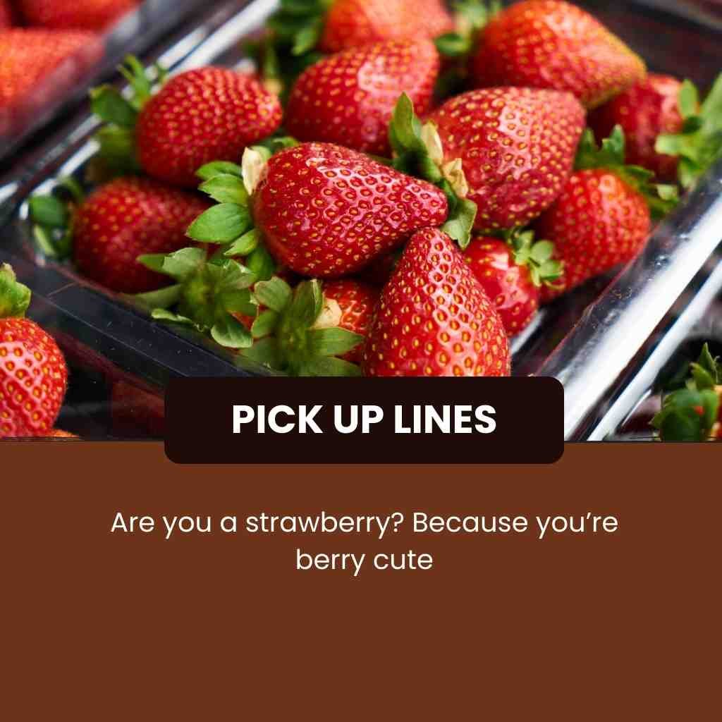 Strawberry Pick Up Lines