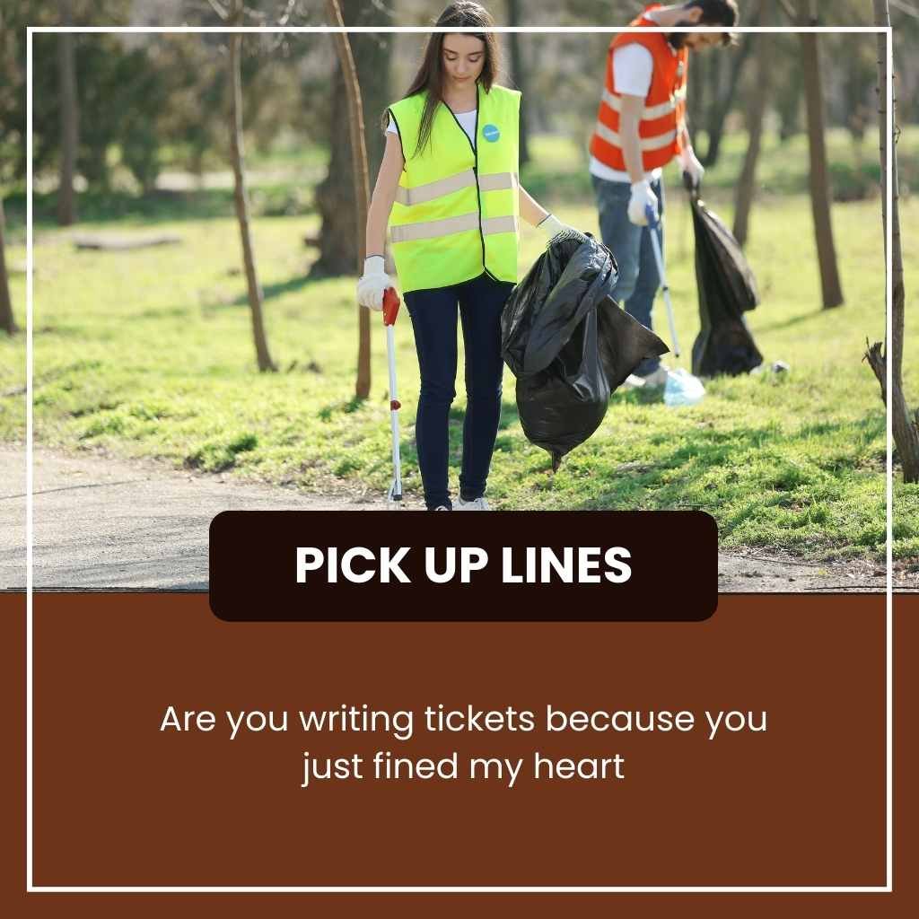 Recycling pick up lines