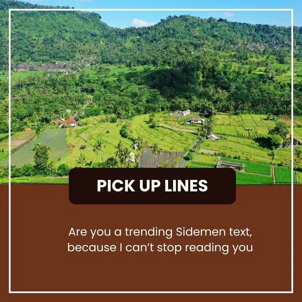 Sidemen Pick Up Lines