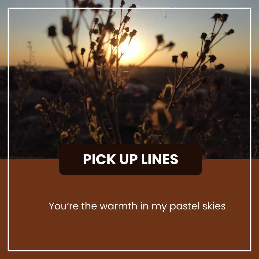 Sunset Pick Up Lines
