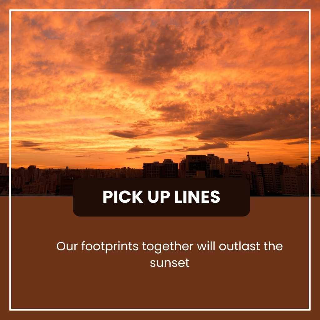 Sunset Pick Up Lines