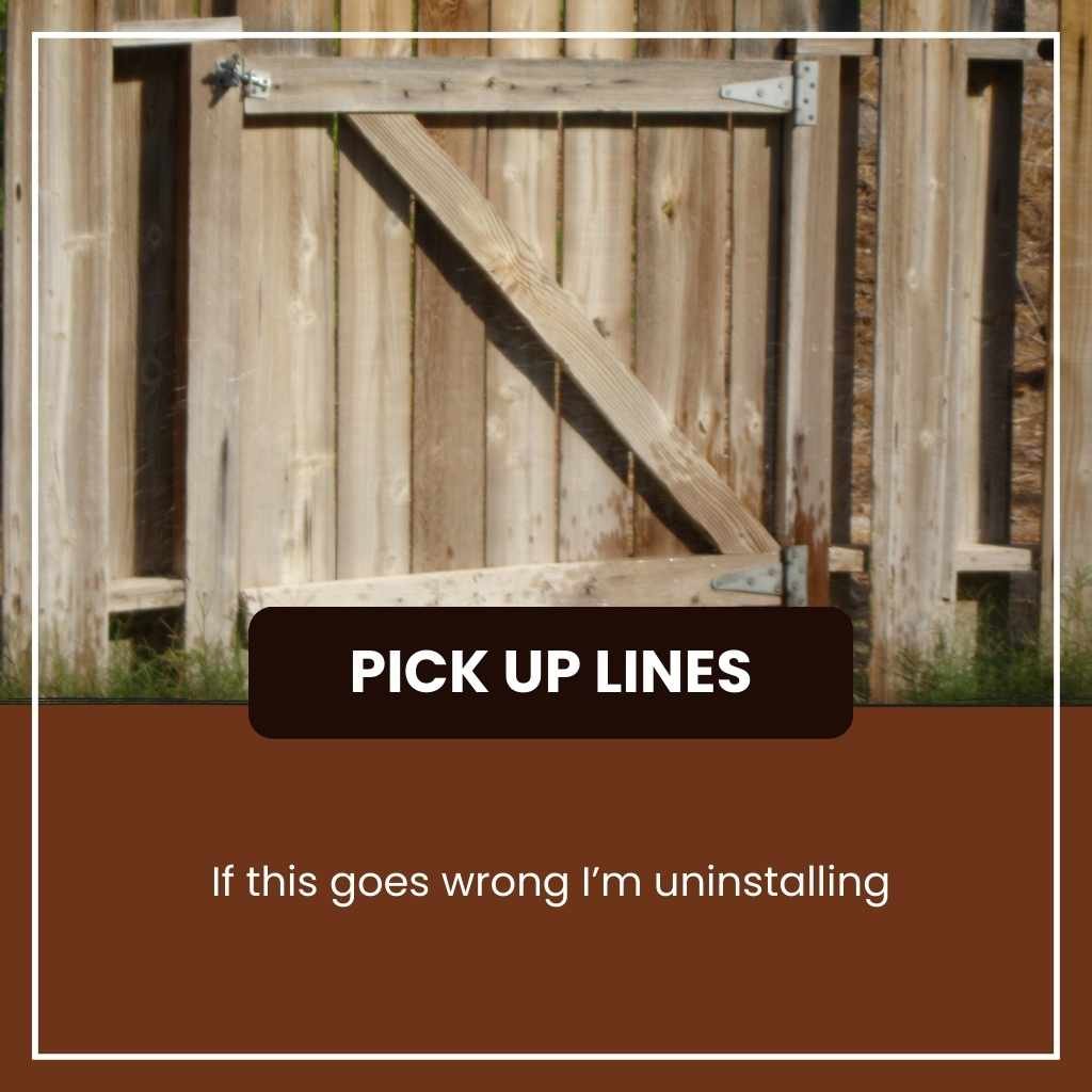 Unhinged Pick Up Lines