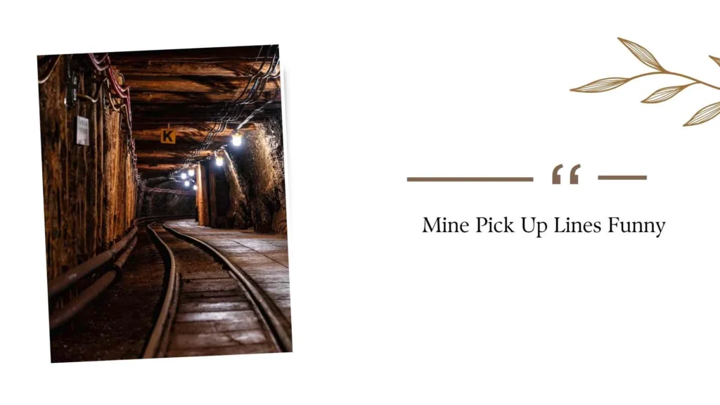 Mine Pick Up Lines Funny
