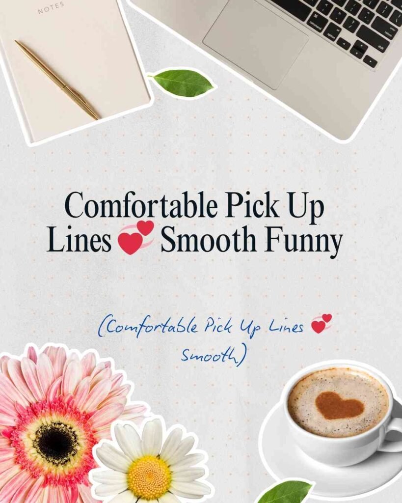 Comfortable Pick Up Lines 💞 Smooth Funny