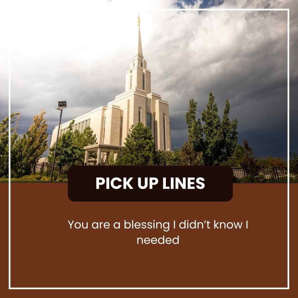 LDS Pickup Lines