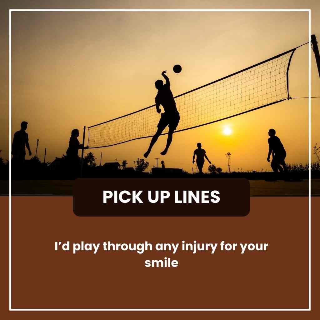 Volleyball Pickup Lines