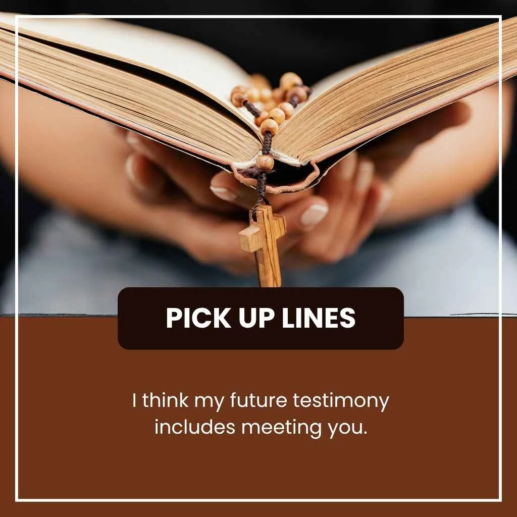 Christian Pick Up Lines to Say to Guys
