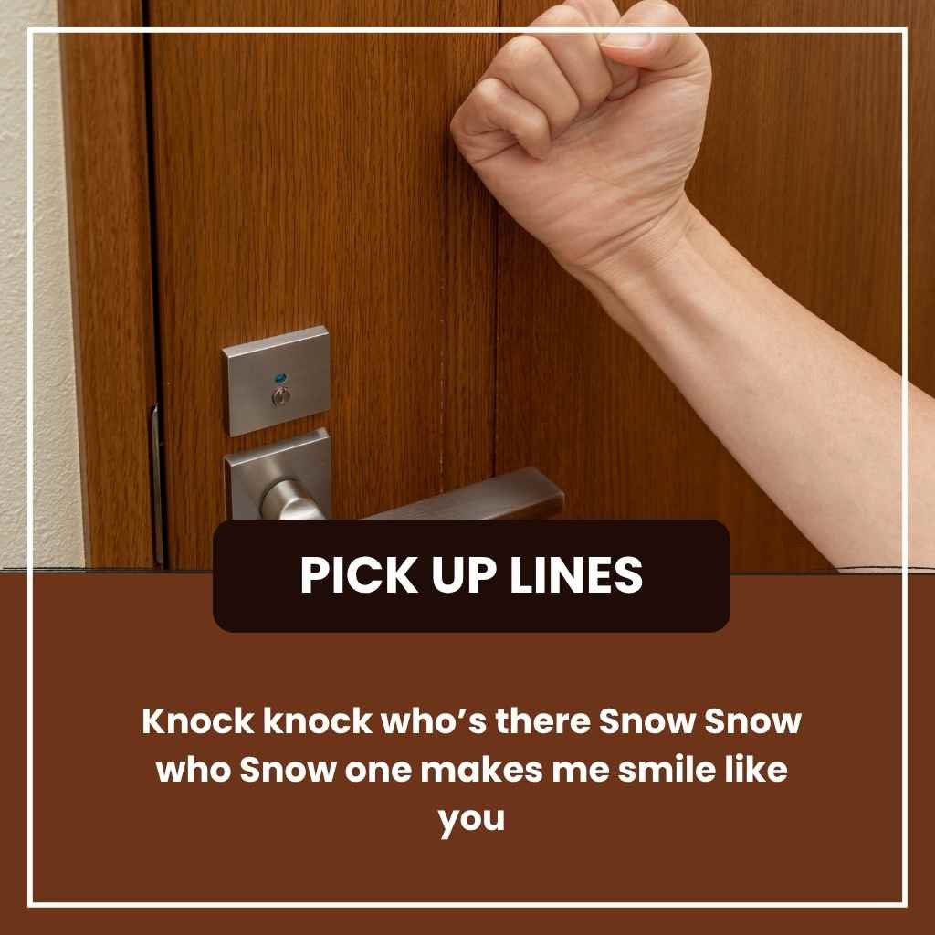 Pickup Lines Knock Knock Jokes Flirty