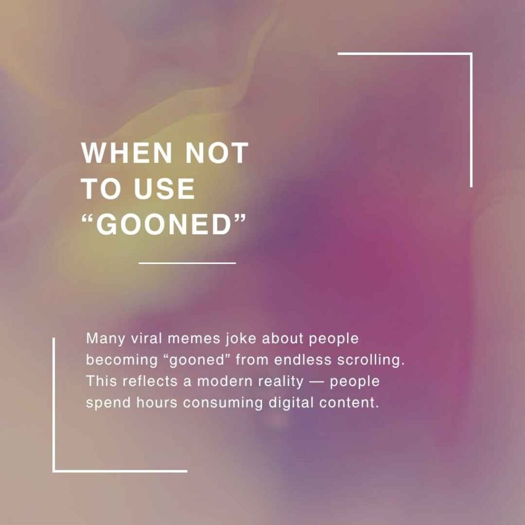 Gooned Meaning