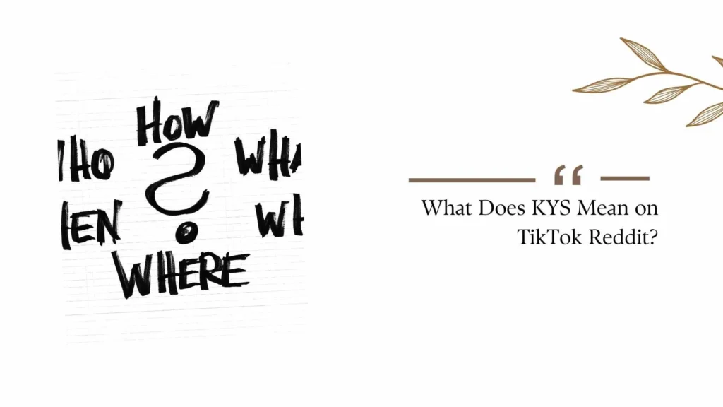 What Does KYS Mean on TikTok Reddit?