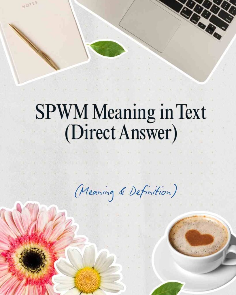 SPWM Meaning in Text