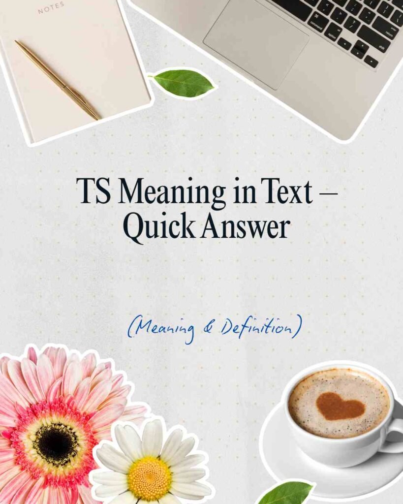 TS Meaning in Text