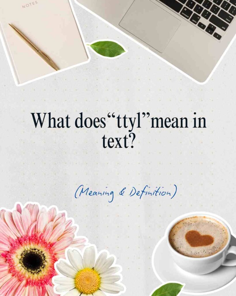 TTYL Meaning in Text