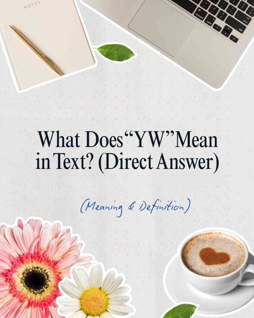 What Does “YW” Mean in Text?