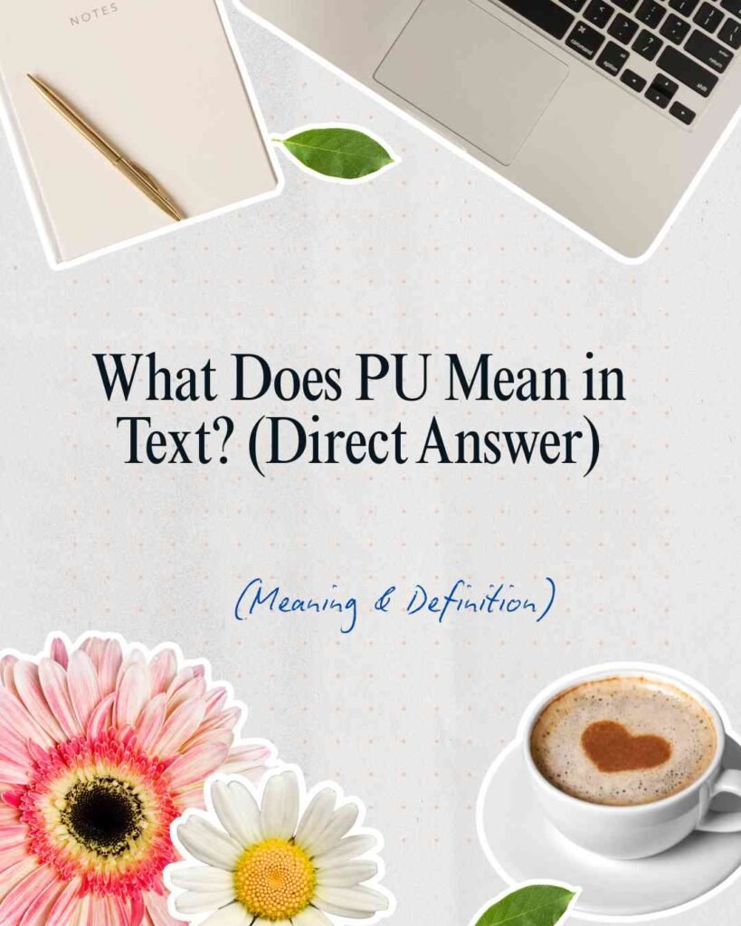 What Does “PU” Mean?