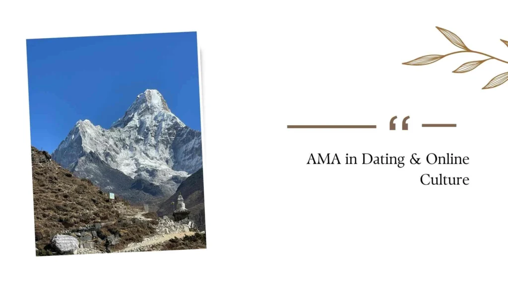 What Does AMA Mean?