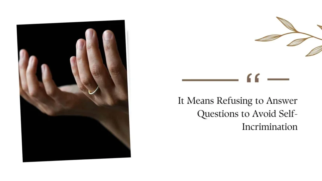 What Does It Mean to Plead the Fifth