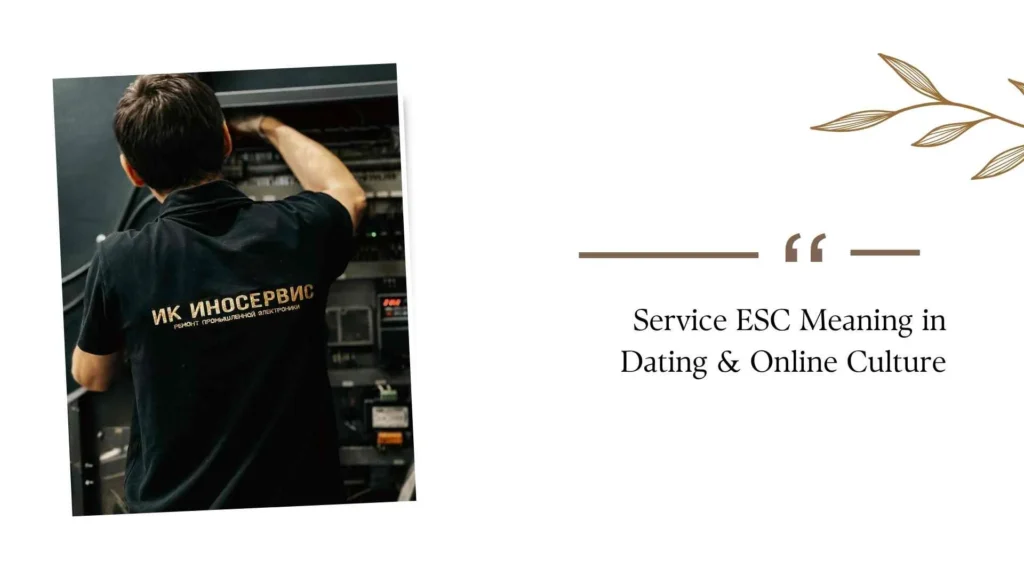 What Does Service ESC Mean?
