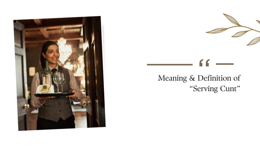 What Does “Serving Cunt” Mean?