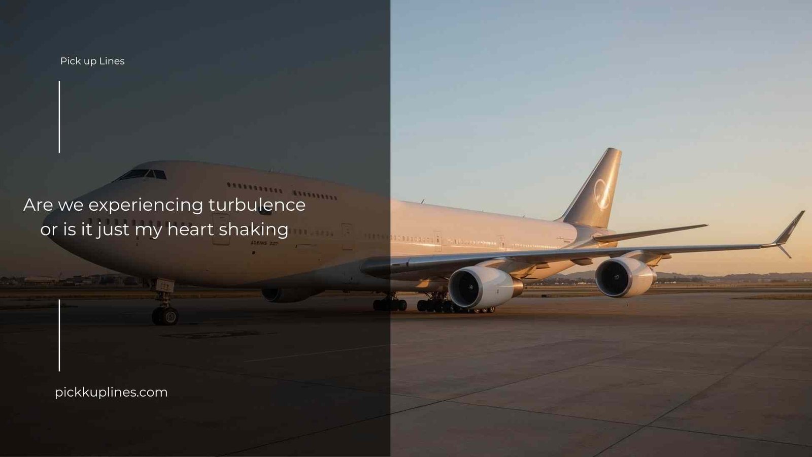 aviation pick up lines