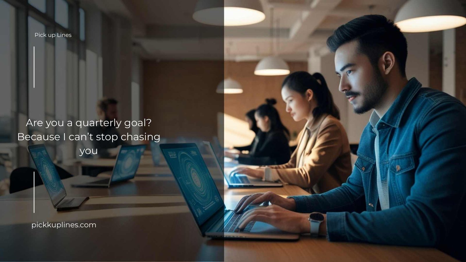 business pick up lines