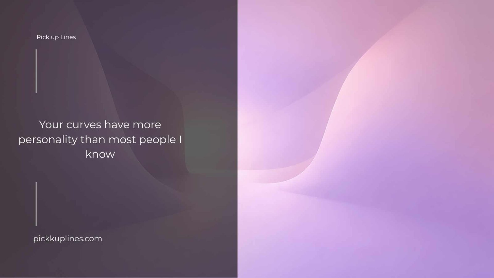 curves pick up lines