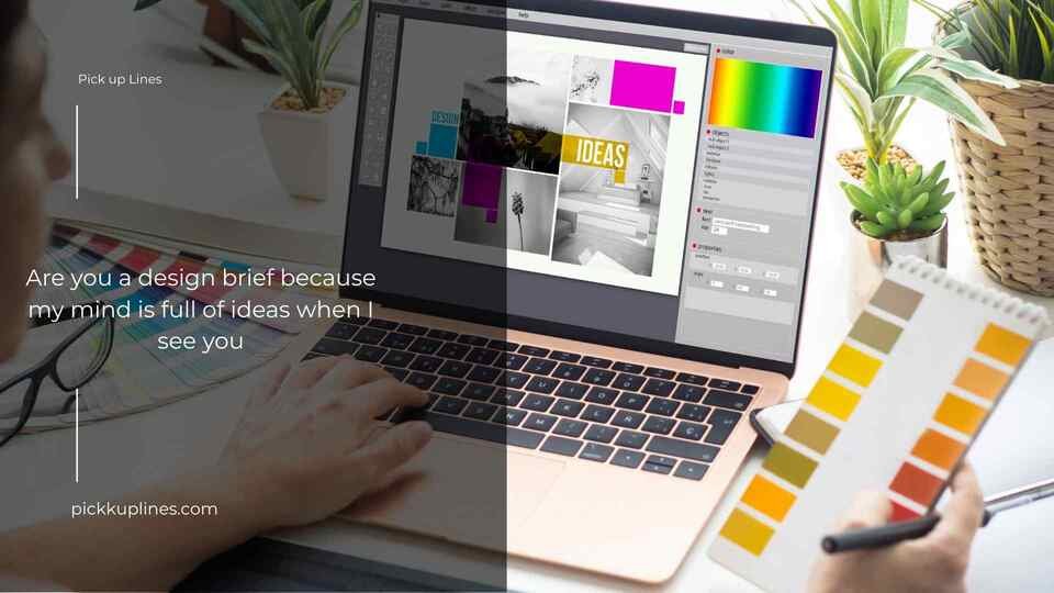 graphic designer pick up lines 50