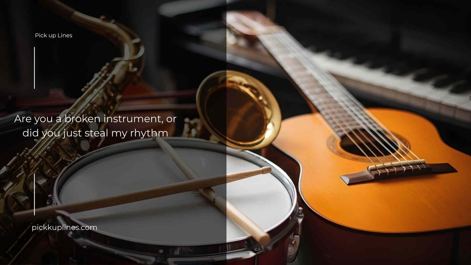 instrument pick up lines