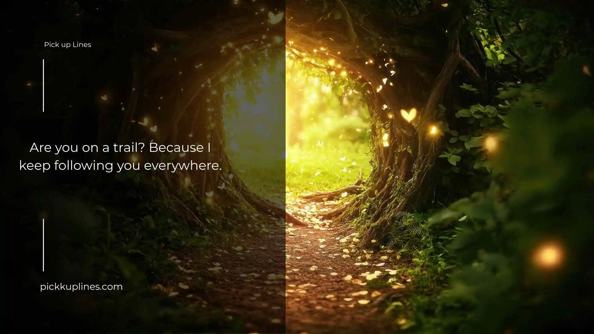 Forest pick up lines