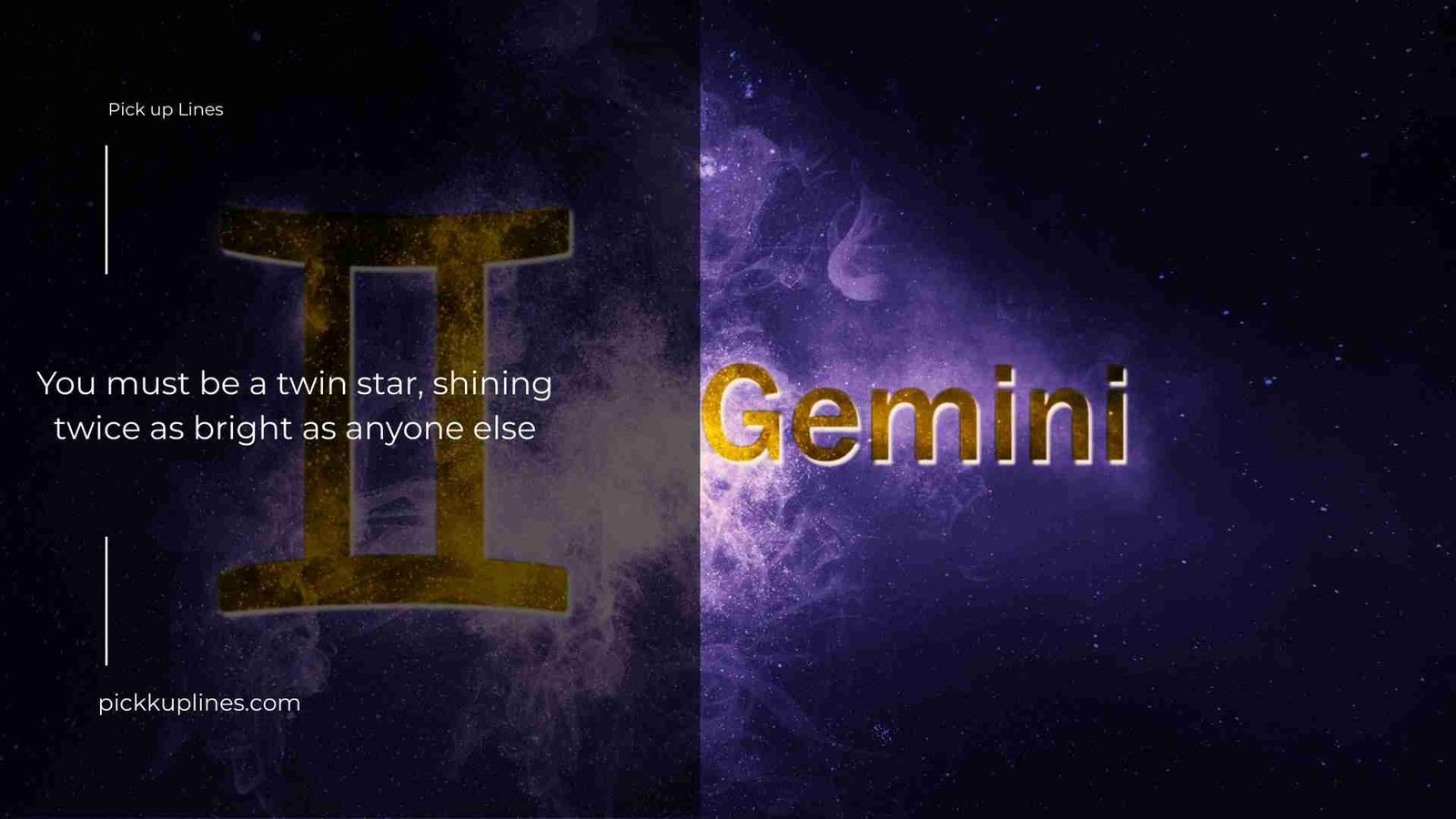 Gemini Pick Up Lines