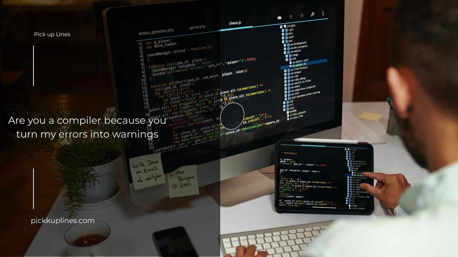 programming pick up lines