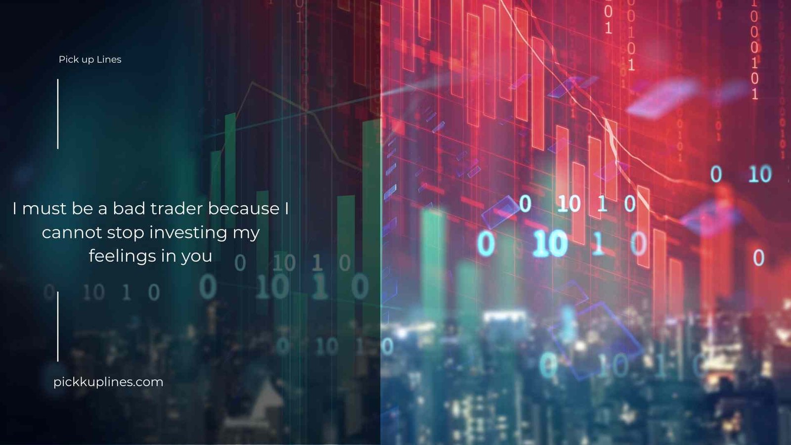 stock market pick up lines