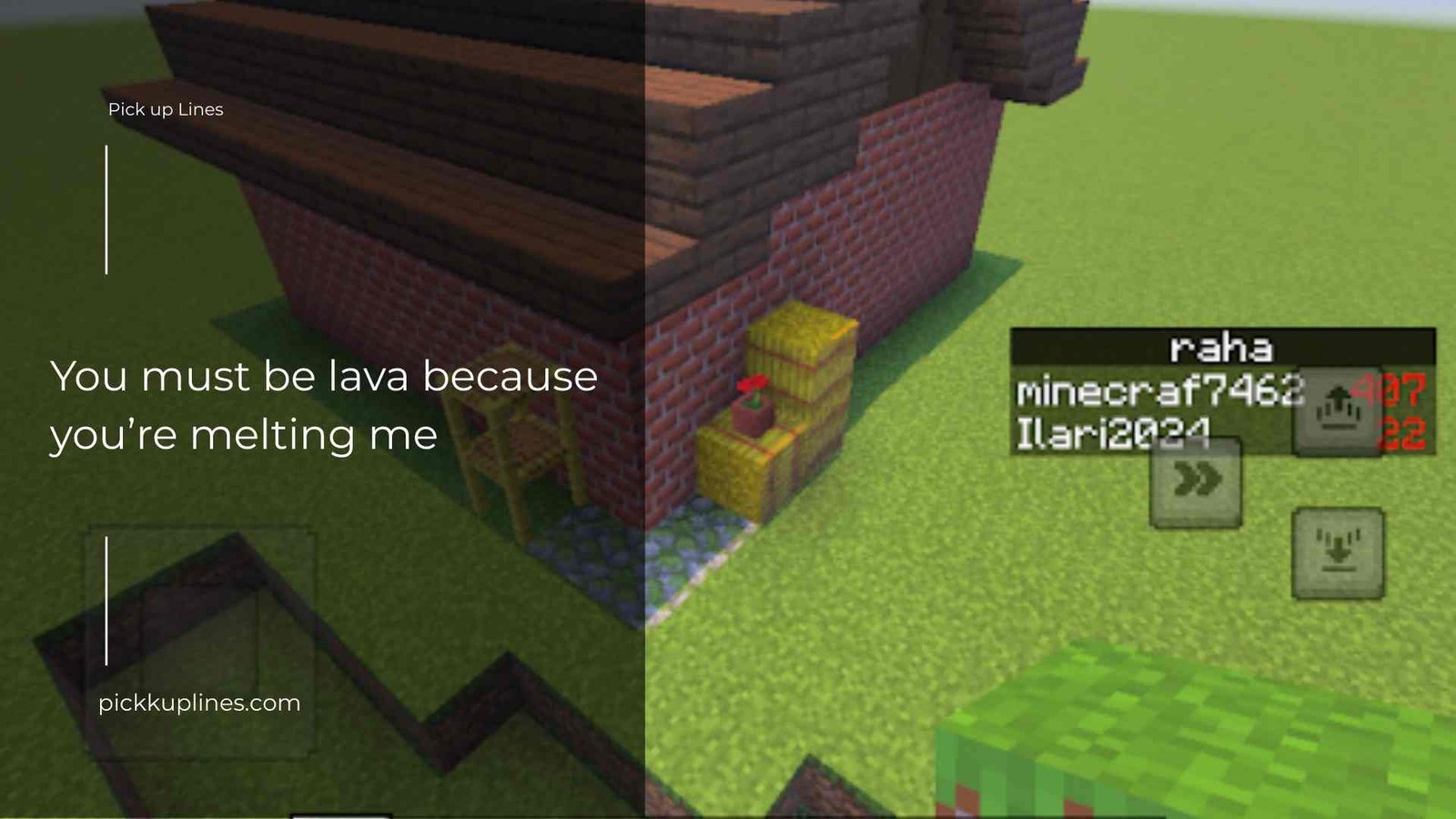 Minecraft Pickup Lines
