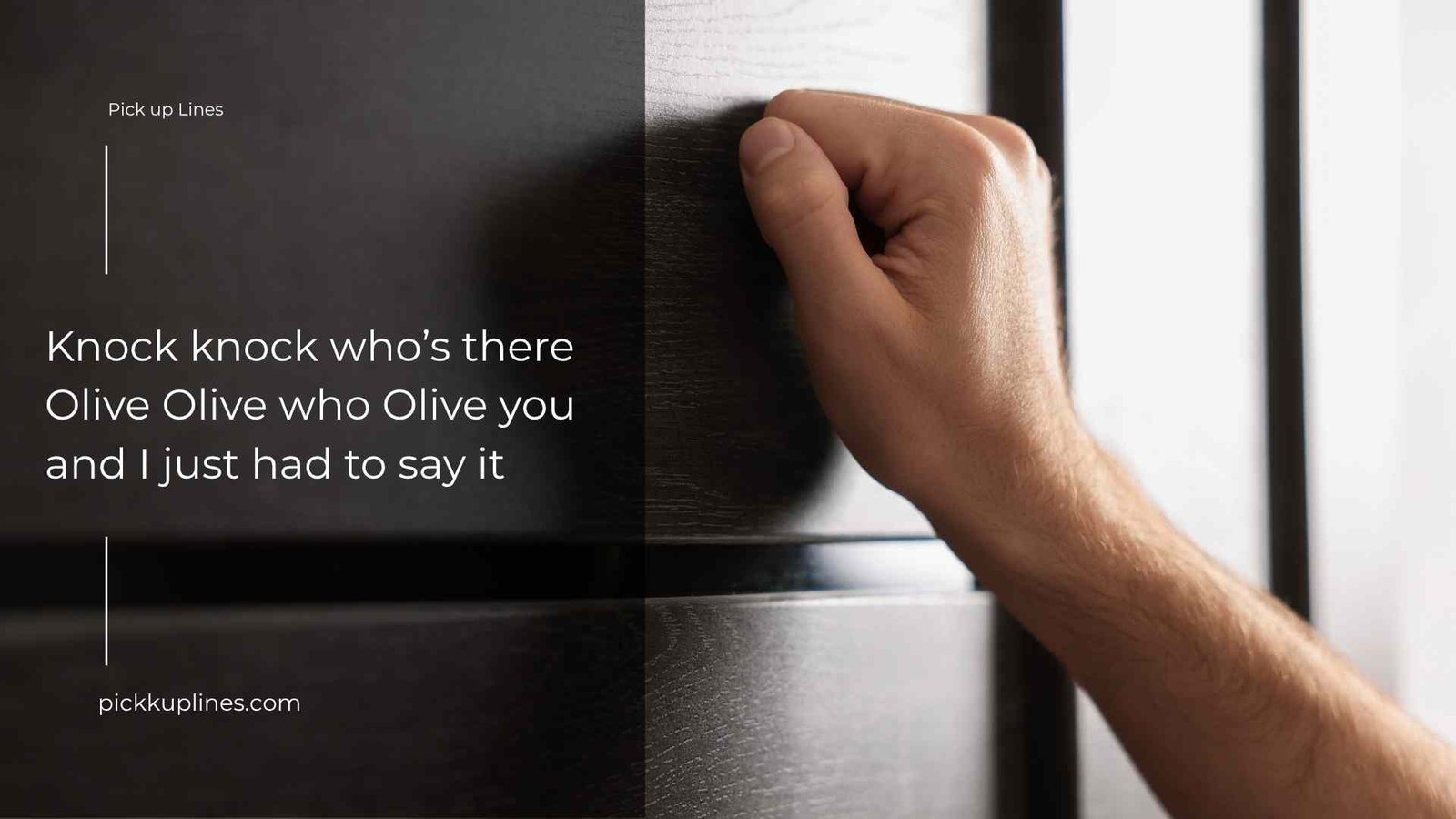 Pickup Lines Knock Knock Jokes Flirty