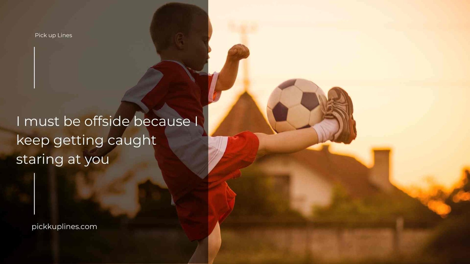 Soccer Pickup Lines