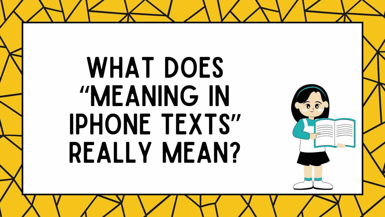 What Does “Meaning in iPhone Texts” Really Mean?
