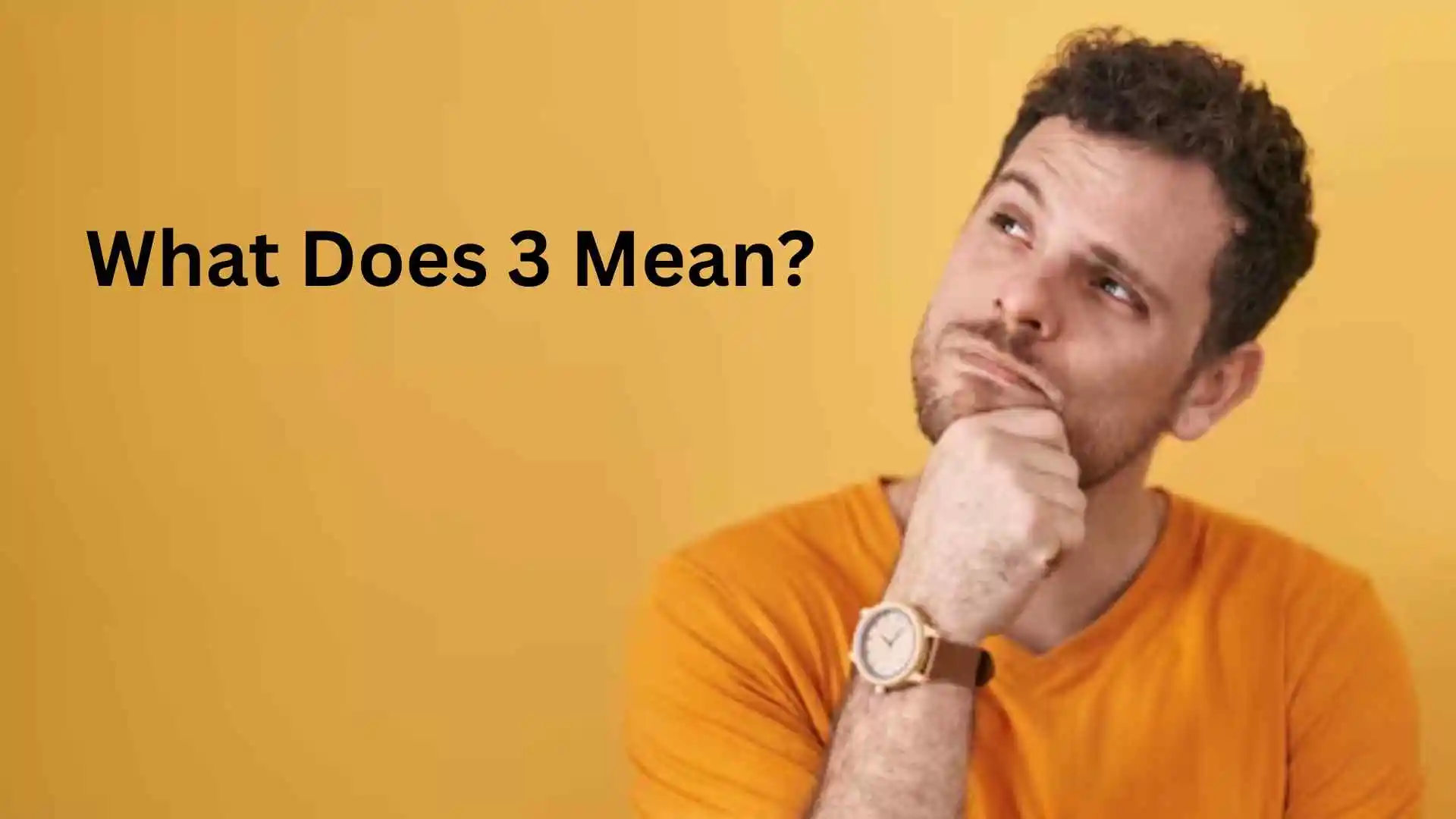what does 3 mean