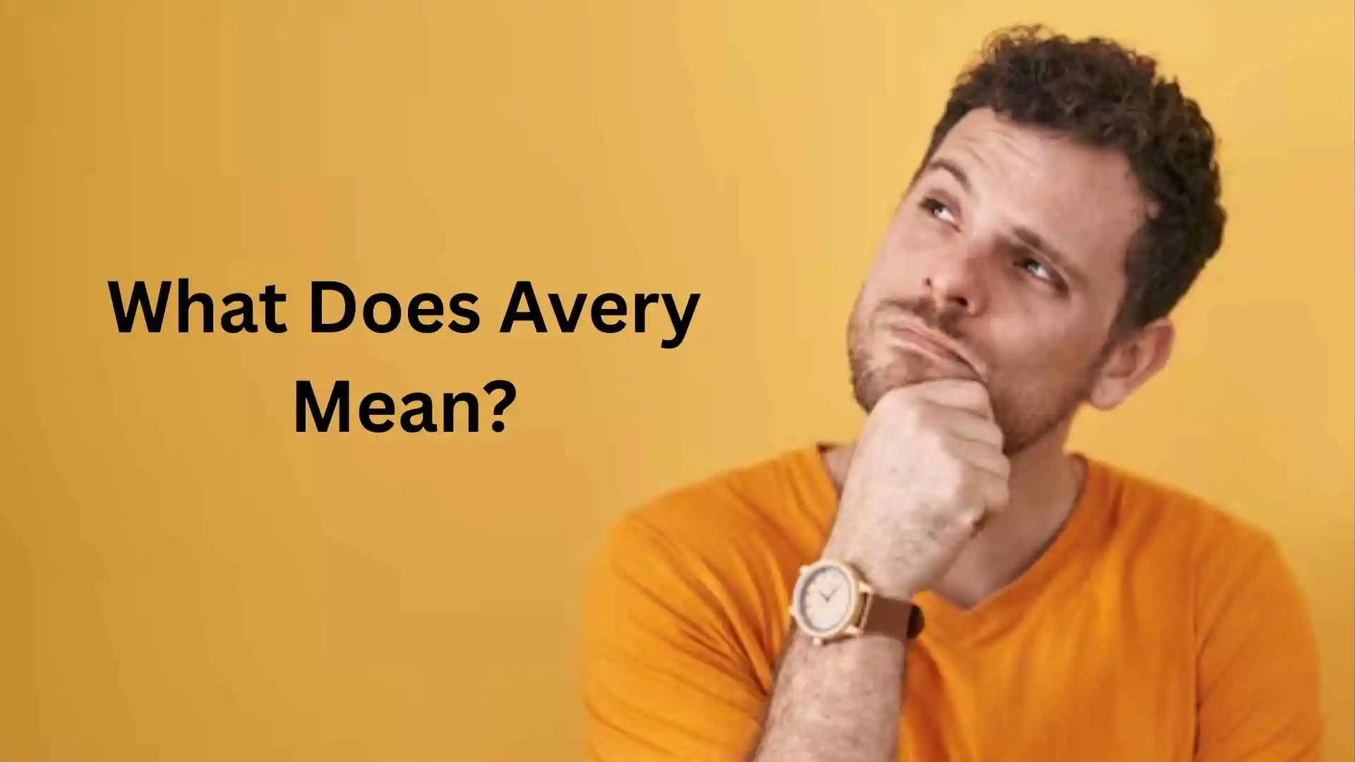 what does avery mean
