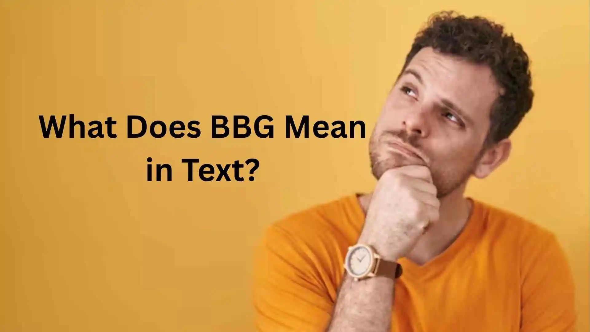 what does bbg mean in text