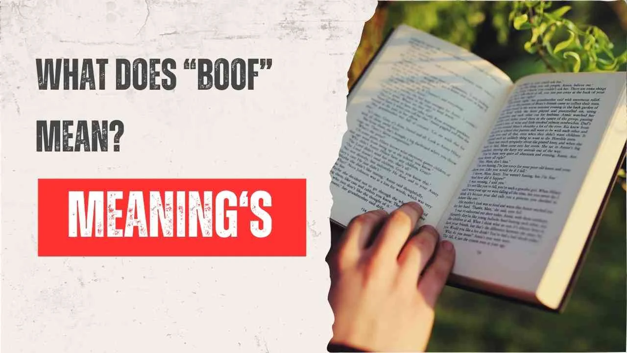 What Does “Boof” Mean?