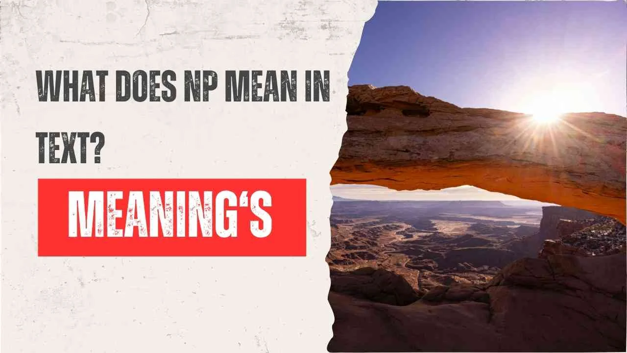 What Does NP Mean in Text?