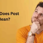 what does post mean