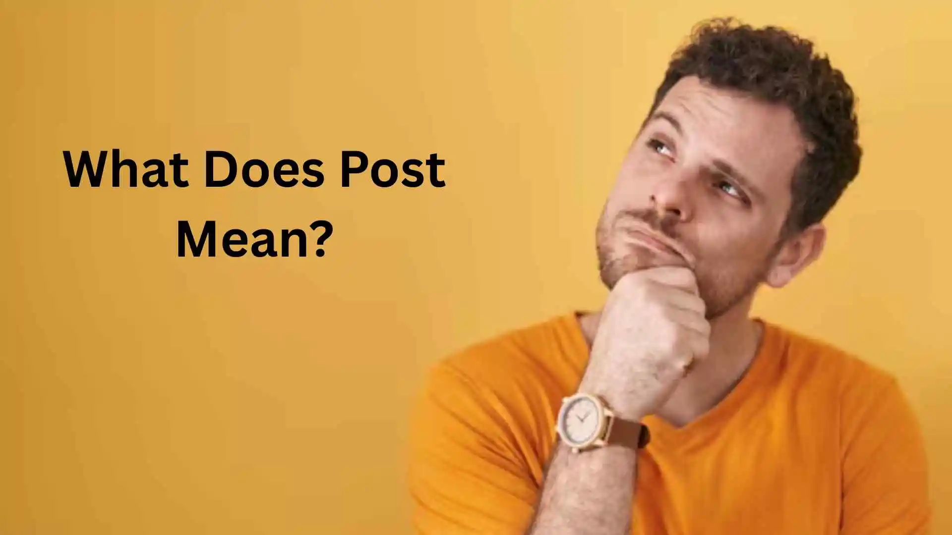 what does post mean